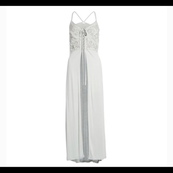 Sun & Shadow Embroidered Maxi Top - Picture 1 of 7